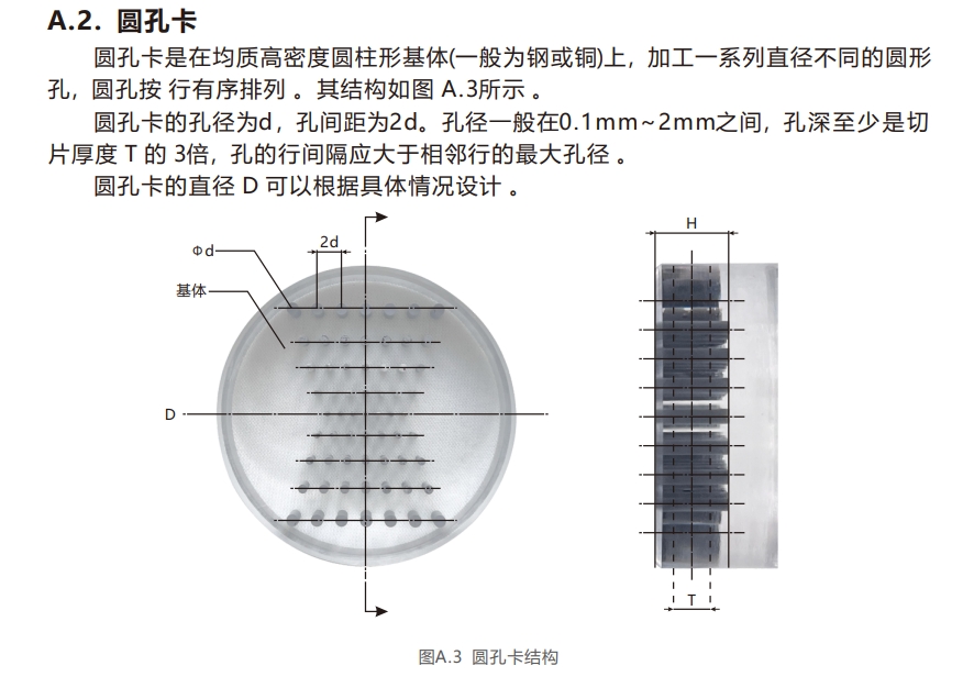 工業(yè)CT檢測卡3-圓孔卡